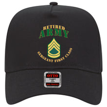 Load image into Gallery viewer, Baseball Cap - Army - ARMY - SFC - Retired
