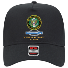 Load image into Gallery viewer, Baseball Cap - Army - Retired Logo - CIB - Combat Veteran 11B40X X 300