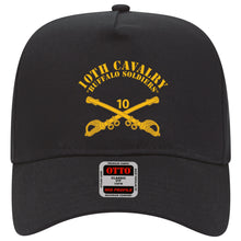 Load image into Gallery viewer, Baseball Cap - 10th Cav Regt - Buffalo Soldiers w Cav Br - Flat