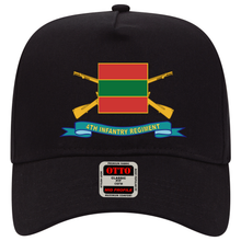 Load image into Gallery viewer, Baseball Cap - 4th Infantry Regiment - DUI w Br - Ribbon X 300