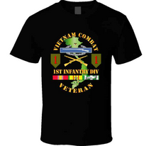Load image into Gallery viewer, 1st Infantry Div - Vietnam Veteran Hat and T-Shirt Bundle
