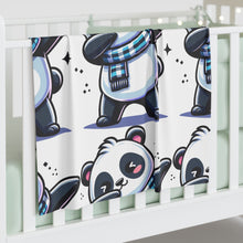 Load image into Gallery viewer, Baby Swaddle Blanket - Cute Panda Dancing