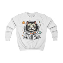 Load image into Gallery viewer, Kids Sweatshirt - Astronaut Cat