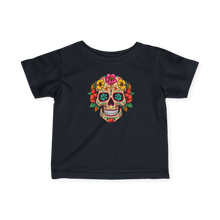 Load image into Gallery viewer, Infant Fine Jersey Tee - Coco Floral Skull
