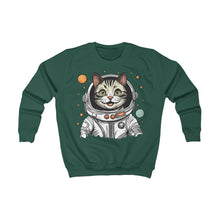 Load image into Gallery viewer, Kids Sweatshirt - Astronaut Cat