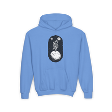 Load image into Gallery viewer, Youth Heavy Blend Hooded Sweatshirt - Cosmic Adventure