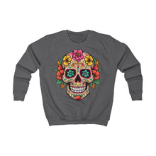 Load image into Gallery viewer, Kids Sweatshirt- Coco Floral Skull