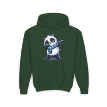 Load image into Gallery viewer, Youth Heavy Blend Hooded Sweatshirt - Cute Panda Dancing