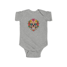 Load image into Gallery viewer, Infant Fine Jersey Bodysuit - Coco Floral Skull