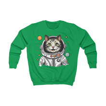 Load image into Gallery viewer, Kids Sweatshirt - Astronaut Cat