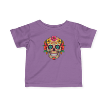 Load image into Gallery viewer, Infant Fine Jersey Tee - Coco Floral Skull