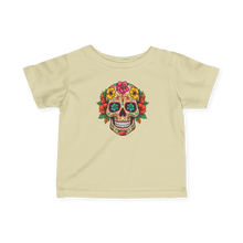 Load image into Gallery viewer, Infant Fine Jersey Tee - Coco Floral Skull