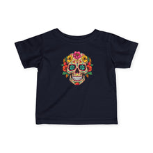 Load image into Gallery viewer, Infant Fine Jersey Tee - Coco Floral Skull