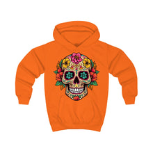 Load image into Gallery viewer, Kids Hoodie - Coco Floral Skull
