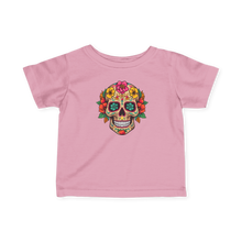 Load image into Gallery viewer, Infant Fine Jersey Tee - Coco Floral Skull