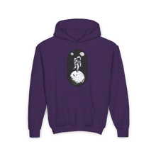 Load image into Gallery viewer, Youth Heavy Blend Hooded Sweatshirt - Cosmic Adventure