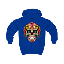 Load image into Gallery viewer, Kids Hoodie - Coco Floral Skull