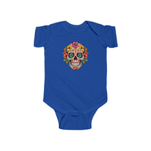 Load image into Gallery viewer, Infant Fine Jersey Bodysuit - Coco Floral Skull