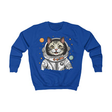 Load image into Gallery viewer, Kids Sweatshirt - Astronaut Cat
