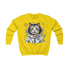 Load image into Gallery viewer, Kids Sweatshirt - Astronaut Cat