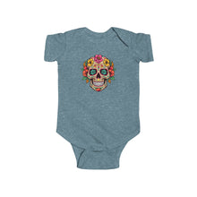 Load image into Gallery viewer, Infant Fine Jersey Bodysuit - Coco Floral Skull