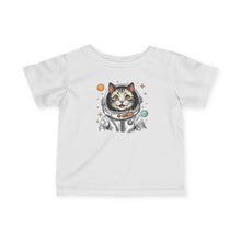 Load image into Gallery viewer, Infant Tee - Astronaut Cat