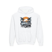 Load image into Gallery viewer, Youth Heavy Blend Hooded Sweatshirt - Retro Off-Road Vehicle