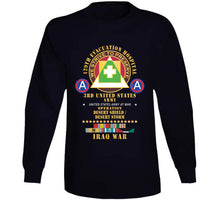 Load image into Gallery viewer, 129th Evacuation Hospital - Operation Desert Storm - Shield - 3rd Us Army Ssi W Gulf Svc Ribbons X 300 Classic T Shirt, Crewneck Sweatshirt, Hoodie, Long Sleeve