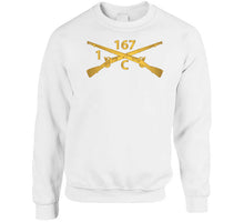 Load image into Gallery viewer, Army - Company C, 1st Batalion, 167th Infantry Regiment - Inf Branch Wo Txt X 300 Classic T Shirt, Crewneck Sweatshirt, Hoodie, Long Sleeve