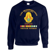 Load image into Gallery viewer, Army - 71st Transportation Battalion - -terminal - Long Binh -vietnam Vet W Vn Svc X 300 Classic T Shirt, Crewneck Sweatshirt, Hoodie, Long Sleeve
