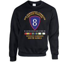 Load image into Gallery viewer, Ssi - 8th Personnel Command - Theater Perscom - Youngsan W Ndsm Cold Korea Svc X 300 Classic T Shirt, Crewneck Sweatshirt, Hoodie, Long Sleeve