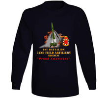 Load image into Gallery viewer, Army - 1st Bn, 32nd Far, Proud Americans - Mgm 52 - Lance - Short X 300 Classic T Shirt, Crewneck Sweatshirt, Hoodie, Long Sleeve