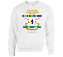 Load image into Gallery viewer, Army - 26th Infantry Regiment - Dui W Br - Ribbon - Top - 1st Bn W Bosnia - Kosovo Svc X 300 Classic T Shirt, Crewneck Sweatshirt, Hoodie, Long Sleeve