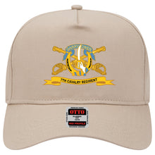 Load image into Gallery viewer, Baseball Cap - 7th Cavalry Regiment w Br - Ribbon