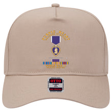 Load image into Gallery viewer, Baseball Cap - Purple Heart - WIA w VN SVC w Purple Heart Ribbon