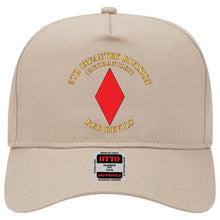 Load image into Gallery viewer, Baseball Cap - 5th Infantry Division - Red Devils X 300