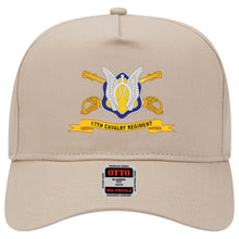 Load image into Gallery viewer, Baseball Cap - 17th Cavalry Regiment w Br - Ribbon