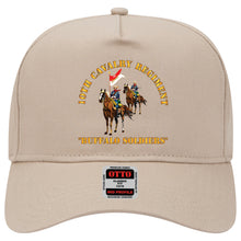 Load image into Gallery viewer, Baseball Cap - 10th Cavalry Regiment w Cavalrymen - Buffalo Soldiers