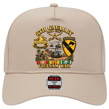 Load image into Gallery viewer, Baseball Cap - Army - 8th Cavalry (Air Cav) - 1st Cav Division w VN SVC - 3D Enhanced X 300
