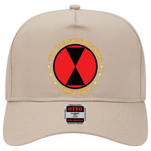 Load image into Gallery viewer, Baseball Cap - Army - 7th Infantry Division - Fort Ord wo BkGrd