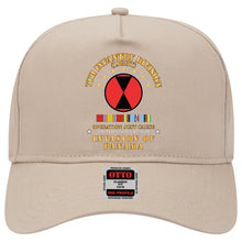 Load image into Gallery viewer, Baseball Cap - Just Cause - 7th Infantry Division w Svc Ribbons X 300