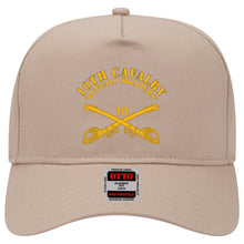 Load image into Gallery viewer, Baseball Cap - 10th Cav Regt - Buffalo Soldiers w Cav Br - Flat