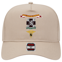 Load image into Gallery viewer, Baseball Cap - Army - 130th Station Hospital - Ribbon - DUI - Army Nurse Branch X 300
