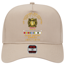 Load image into Gallery viewer, Baseball Cap - Army - 1st Battalion, 9th Infantry - Manchus - Keep Up the Fire - Camp Hovey Korea - Toko-ri w AFEM - COLD SVC X 300