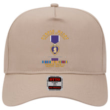 Load image into Gallery viewer, Baseball Cap - Purple Heart - WIA w WWII SVC w Purple Heart - Pacific