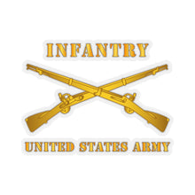 Load image into Gallery viewer, Kiss-Cut Stickers - Infantry - Branch - US Army X 300