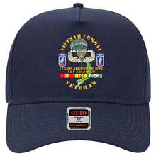 Load image into Gallery viewer, Baseball Cap - Vietnam Combat Infantry Veteran w 173rd Airborne Bde SSI V1