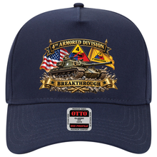 Load image into Gallery viewer, Baseball Cap - 4th Armored Division - M60A1 Tank - Breakthrough Division