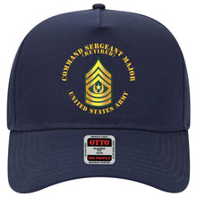 Load image into Gallery viewer, Baseball Cap - Command Sergeant Major - CSM - Retired