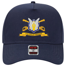 Load image into Gallery viewer, Baseball Cap - 17th Cavalry Regiment w Br - Ribbon